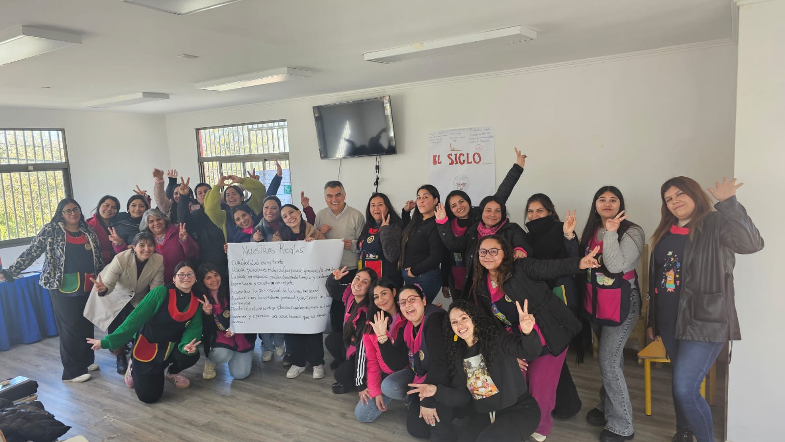 Julio 2025. Taller fortalecimiento convivencia equipo colegio mateitos de Ovalle.